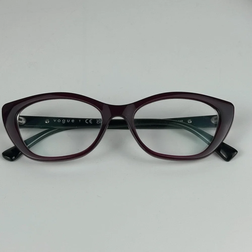 Vogue VO 5425-B 2989 Unisex Adults Eyeglasses Frame Purple Cat Eye 52-17-140‎ mm